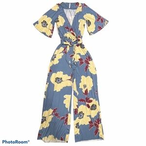 Rachel Pally Wide Leg Floral Jumpsuit